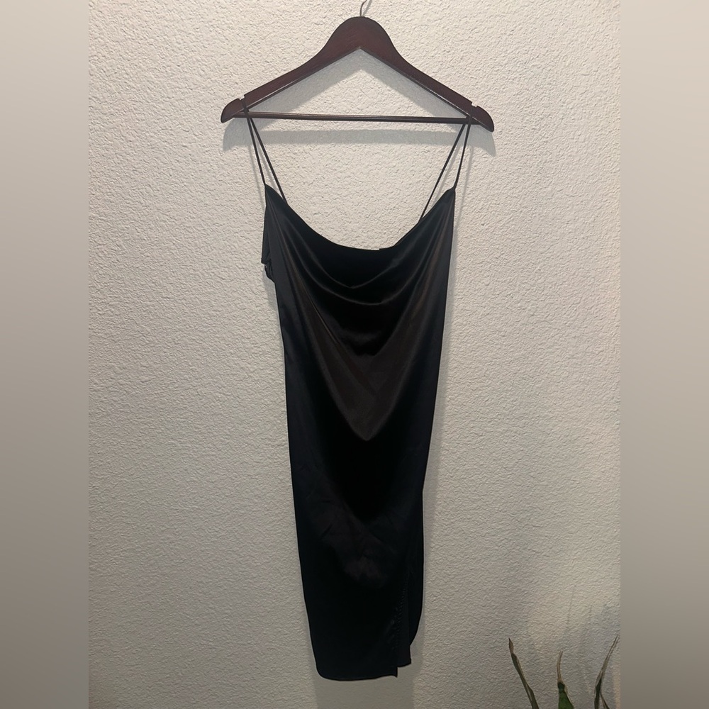 Elegant Black Slip Dress